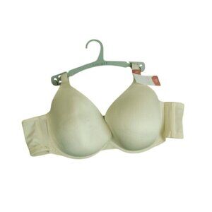 Cacique Size 50B Ivory Boost Plunge Bra NWT $44